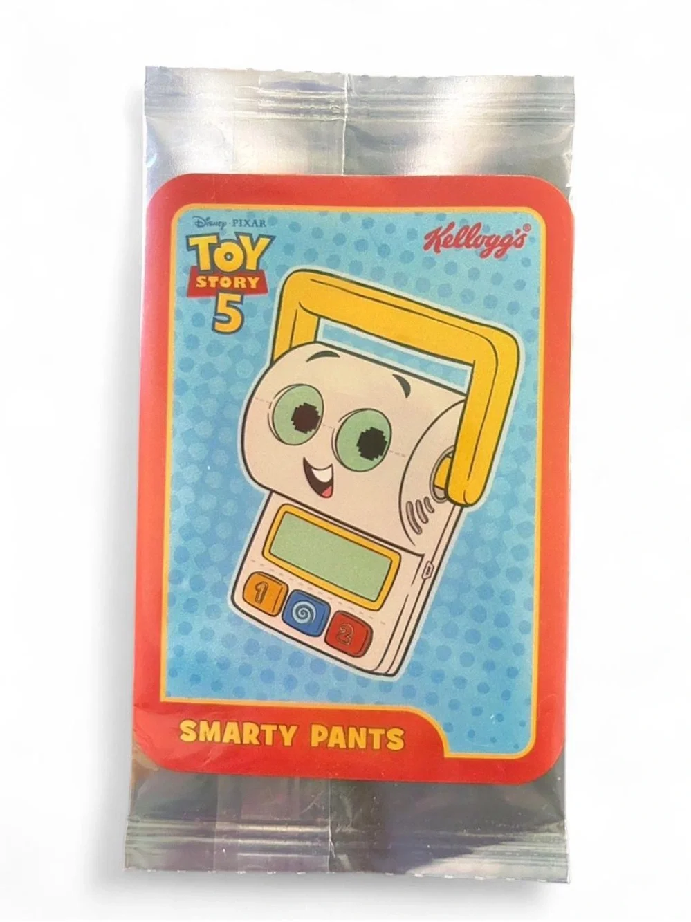 Limited-edition Kellogg's cereal promo trading cards from the 2026 Toy Story 5